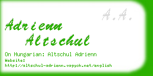 adrienn altschul business card